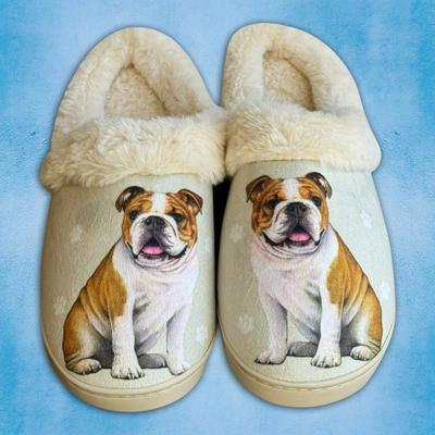 Show full view: E&S PETS Bulldog Snugg Slippers, Small/Medium slide 3 of 7