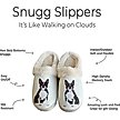 Show in main carousel: E&S PETS Boston Terrier Snugg Slippers, Small/Medium slide 2 of 6