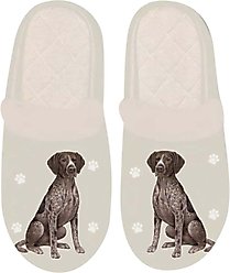 E&S PETS German Shorthaired Pointer Snugg Slippers, Small/Medium