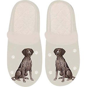 E&S PETS German Shorthaired Pointer Snugg Slippers, Small/Medium