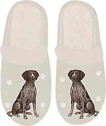 E&S PETS German Shorthaired Pointer Snugg Slippers, Large/X-Large