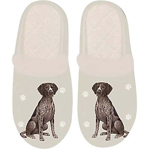 E&S PETS German Shorthaired Pointer Snugg Slippers, Large/X-Large