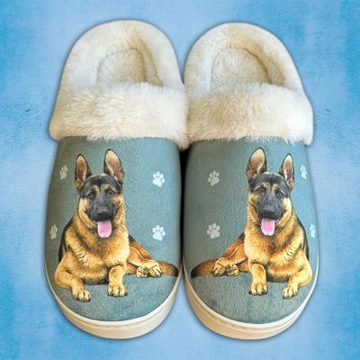 Show full view: E&S PETS German Shepherd Snugg Slippers, Large/X-Large slide 3 of 6