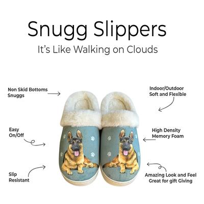 Show full view: E&S PETS German Shepherd Snugg Slippers, Large/X-Large slide 2 of 6