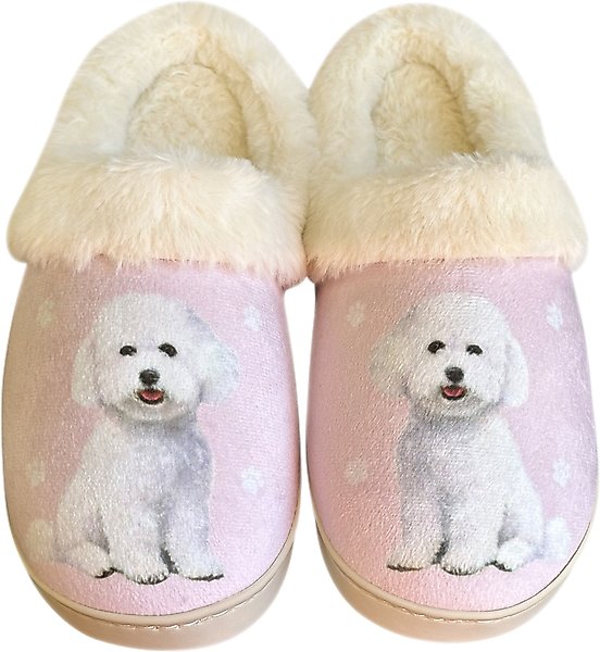 Show full view: E&S PETS Bichon Snugg Slippers, Small/Medium slide 1 of 6