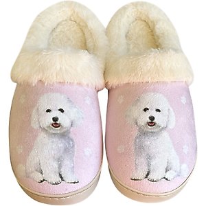 E&S PETS Bichon Snugg Slippers, Small/Medium