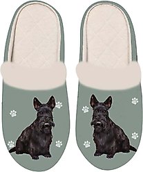 E&S PETS Scottish Terrier Snugg Slippers, Small/Medium