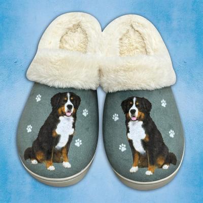 Show full view: E&S PETS Bernese Mt. Dog Snugg Slippers, Small/Medium slide 3 of 4