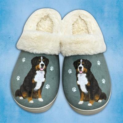 Show full view: E&S PETS Bernese Mt. Dog Snugg Slippers, Large/X-Large slide 3 of 4