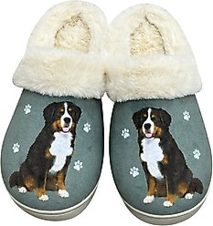 E&S PETS Bernese Mt. Dog Snugg Slippers, Large/X-Large