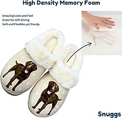 E&S PETS Labrador Chocolate Snugg Slippers, Small/Medium slide 2 of 6