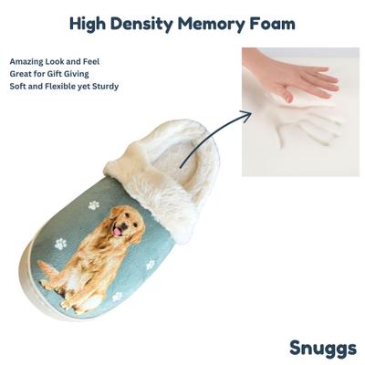 Show full view: E&S PETS Golden Retreiver Snugg Slippers, Large/X-Large slide 5 of 7