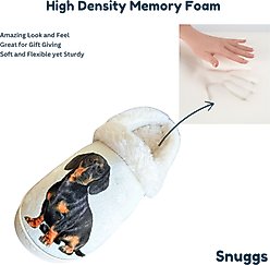 E&S PETS Dachshund Snugg Slippers, Black, Large/X-Large slide 2 of 6