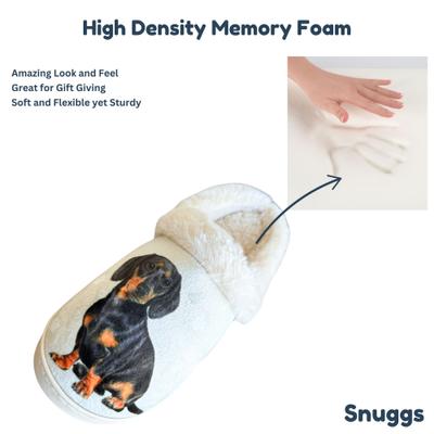 Show full view: E&S PETS Dachshund Snugg Slippers, Black, Small/Medium slide 5 of 7