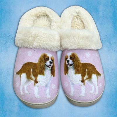 Show full view: E&S PETS Cavalier King Charles Snugg Slippers, Large/X-Large slide 3 of 6