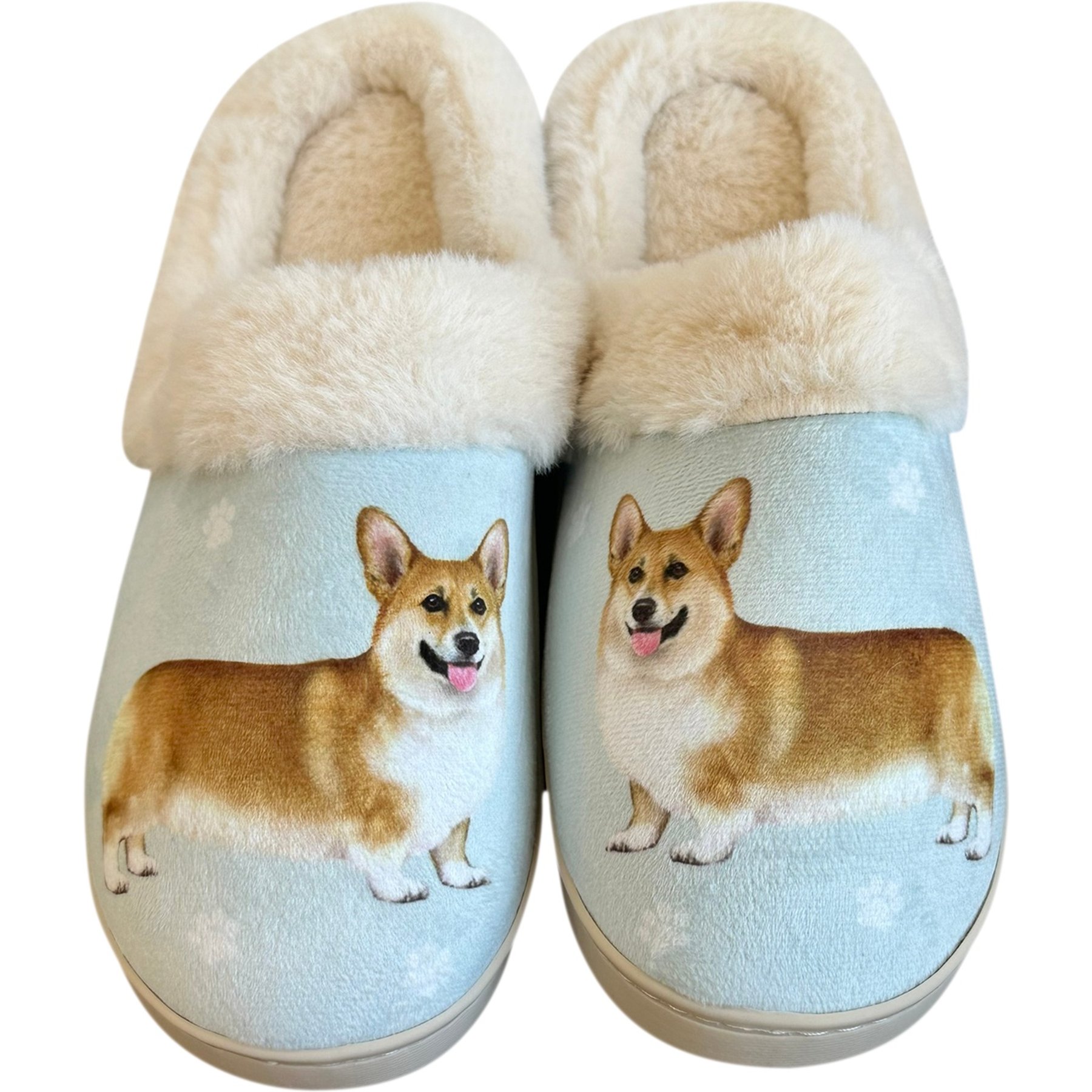 E&S PETS Welsh Corgi Snugg Slippers, Small/Medium