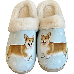 E&S PETS Welsh Corgi Snugg Slippers, Small/Medium