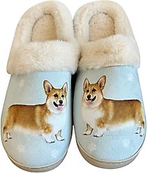 E&S PETS Welsh Corgi Snugg Slippers, Large/X-Large