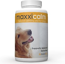 maxxipaws maxxicalm Natural Calming Supplement for Dogs, 60 count