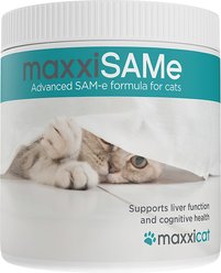 maxxipaws maxxiSAMe Advanced SAM-e Powder Liver & Cognitive Supplement for Cats, 3.2-oz jar