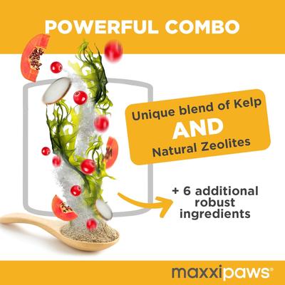 Show full view: maxxipaws maxxidental Advanced Oral Support Dental & Gum Care Powder Supplement for Dogs, 5-oz jar slide 5 of 10