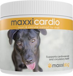 maxxipaws maxxicardio Heart & Cardiovascular Powder Supplement for Dogs, 5.3-oz jar