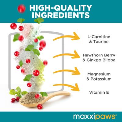 Show full view: maxxipaws maxxicardio Heart & Cardiovascular Powder Supplement for Cats, 3.2-oz jar slide 5 of 10