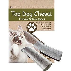 Top Dog Chews Elk Antler Split Dog Treats, Large, case of 2