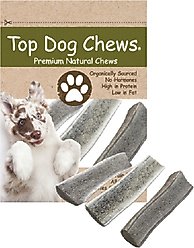 Top Dog Chews Elk Antler Split Dog Treats, Small, case of 3