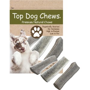 Top Dog Chews Elk Antler Split Dog Treats, Small, case of 3