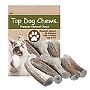 Top Dog Chews Premium Large Elk Antler Dog Treats, 5 count