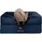 Show in main carousel: Noah & Paw Machine Washable Orthopedic Sofa Dog Bed, Dark Blue, 20 x 15 x 8-in slide 1 of 9