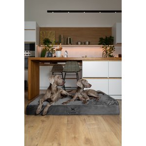 Noah & Paw Machine Washable Orthopedic Sofa Dog Bed, Grey, 55 x 45 x 9.5-in