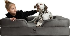 Noah & Paw Machine Washable Orthopedic Classic Dog Bed, Grey, XX-Large