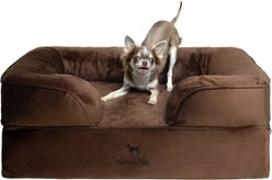 Noah & Paw Machine Washable Orthopedic Classic Dog Bed, Brown, Medium