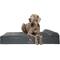 Show in main carousel: Noah & Paw Machine Washable Orthopedic Sofa Dog Bed, Charcoal, 45 x 35 x 9.1-in slide 1 of 9