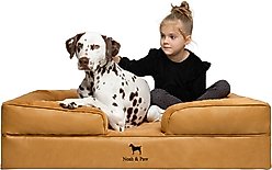 Noah & Paw Machine Washable Orthopedic Classic Dog Bed, Camel, X-Large