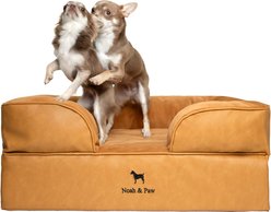 Noah & Paw Machine Washable Orthopedic Classic Dog Bed, Camel, Medium