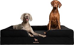 Noah & Paw Denim Collection Orthopedic Dog Bed, Black, 55 x 45 x 11-in