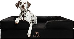 Noah & Paw Machine Washable Orthopedic Classic Dog Bed, Black, X-Large