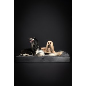 Noah & Paw Machine Washable Orthopedic Sofa Dog Bed, Grey, 55 x 45 x 9.5-in