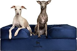 Noah & Paw Machine Washable Orthopedic Sofa Dog Bed, Navy Blue, Large