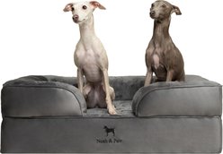 Noah & Paw Machine Washable Orthopedic Classic Dog Bed, Grey, Large