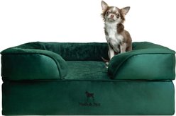 Noah & Paw Machine Washable Orthopedic Classic Dog Bed, Dark Green, Medium