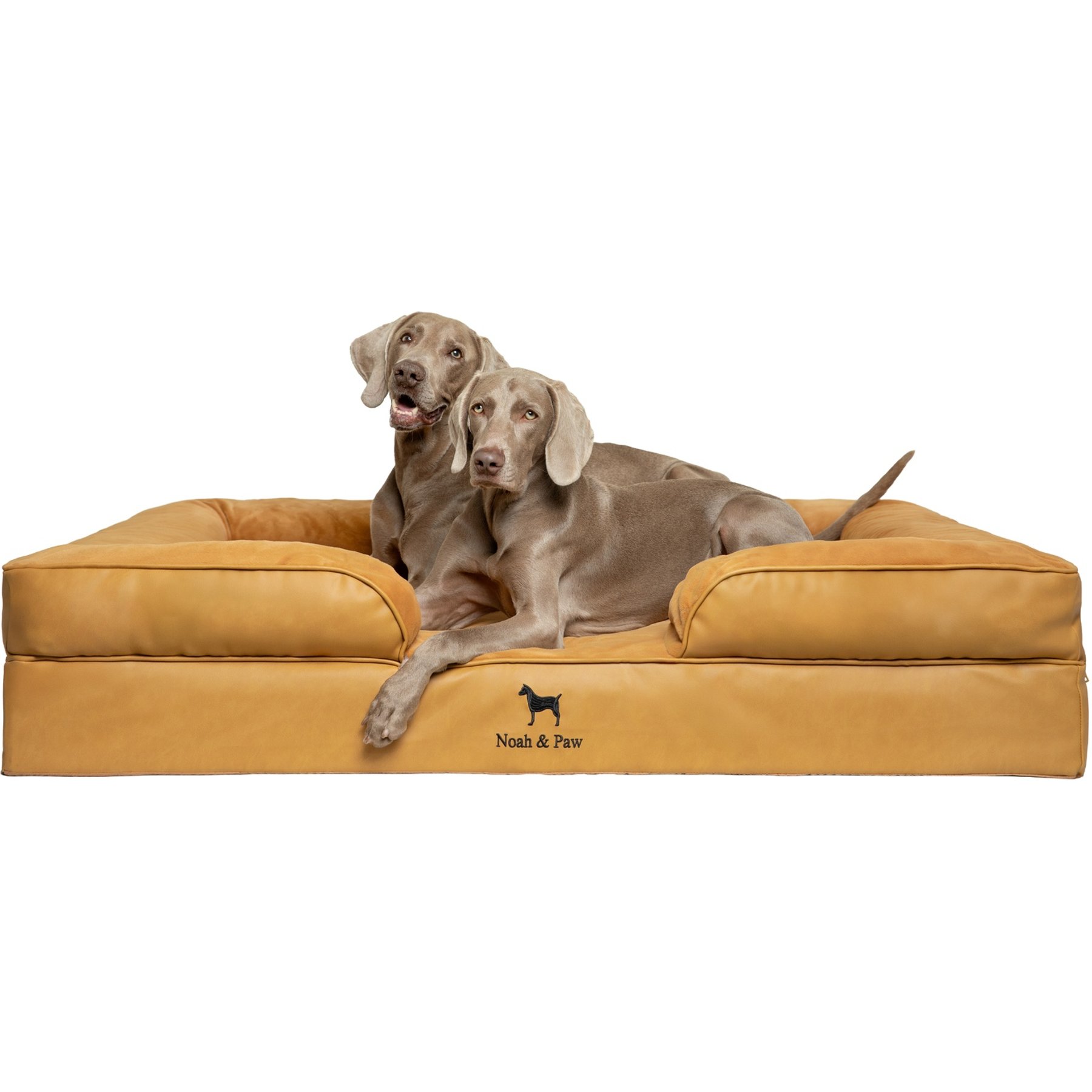 Noah & Paw Machine Washable Orthopedic Classic Dog Bed, Camel, XX-Large