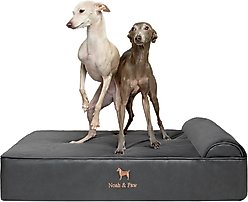 Noah & Paw Machine Washable Orthopedic Sofa Dog Bed, Charcoal, Large