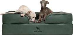 Noah & Paw Machine Washable Orthopedic Classic Dog Bed, Green, Large