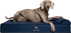 Noah & Paw Machine Washable Orthopedic Sofa Dog Bed, Dark Blue, X-Large