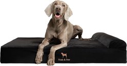 Noah & Paw Machine Washable Orthopedic Sofa Dog Bed, Black, X-Large