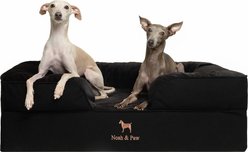Noah & Paw Machine Washable Orthopedic Classic Dog Bed, Black, Large